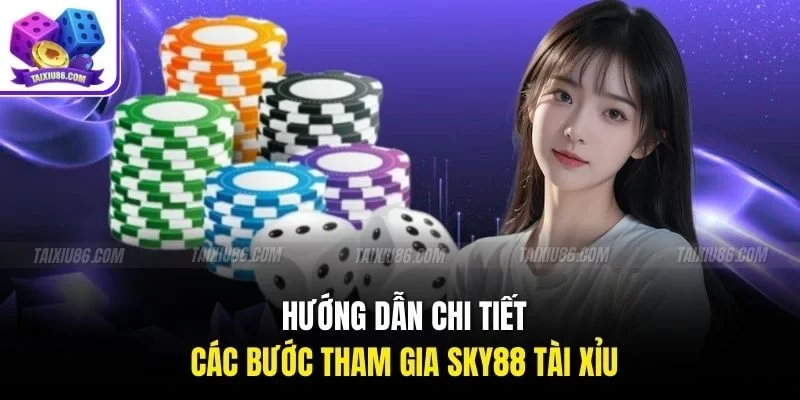 Hướng dẫn chi tiết các bước tham gia sky88 tài xỉu